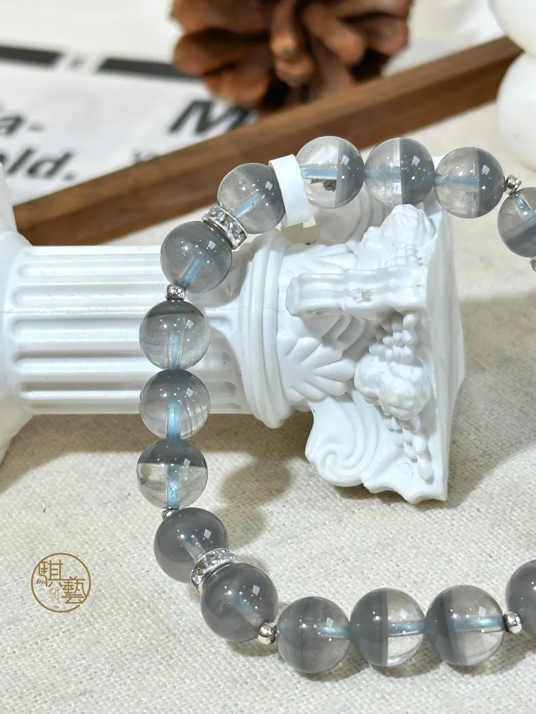 Blue Phantom Quartz Bracelet 8.6mm