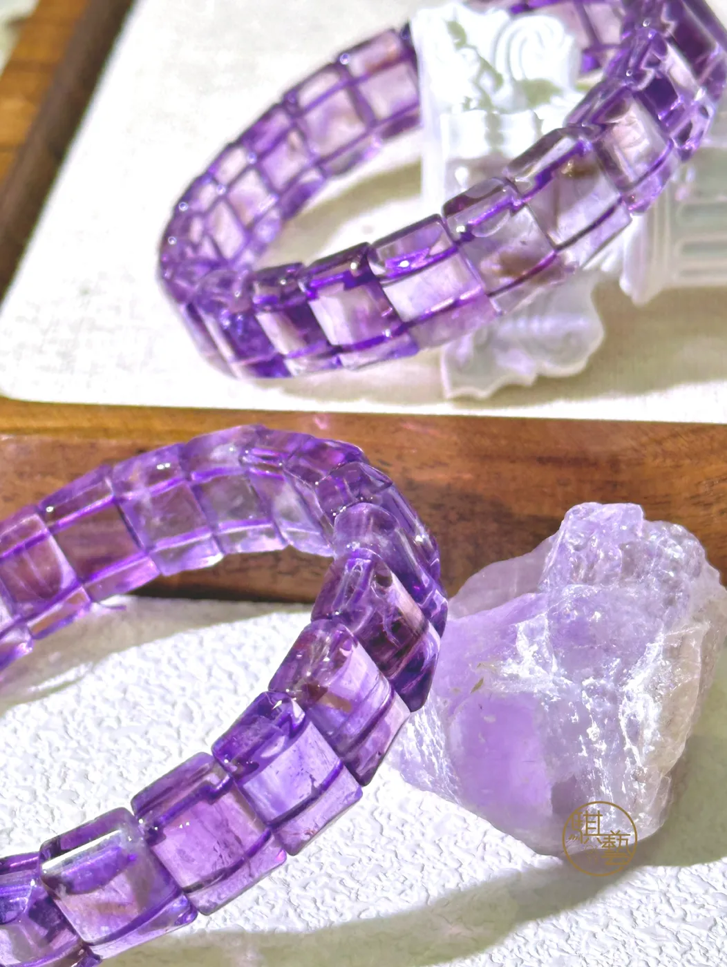 Bolivian Amethyst Bracelet 12mm+