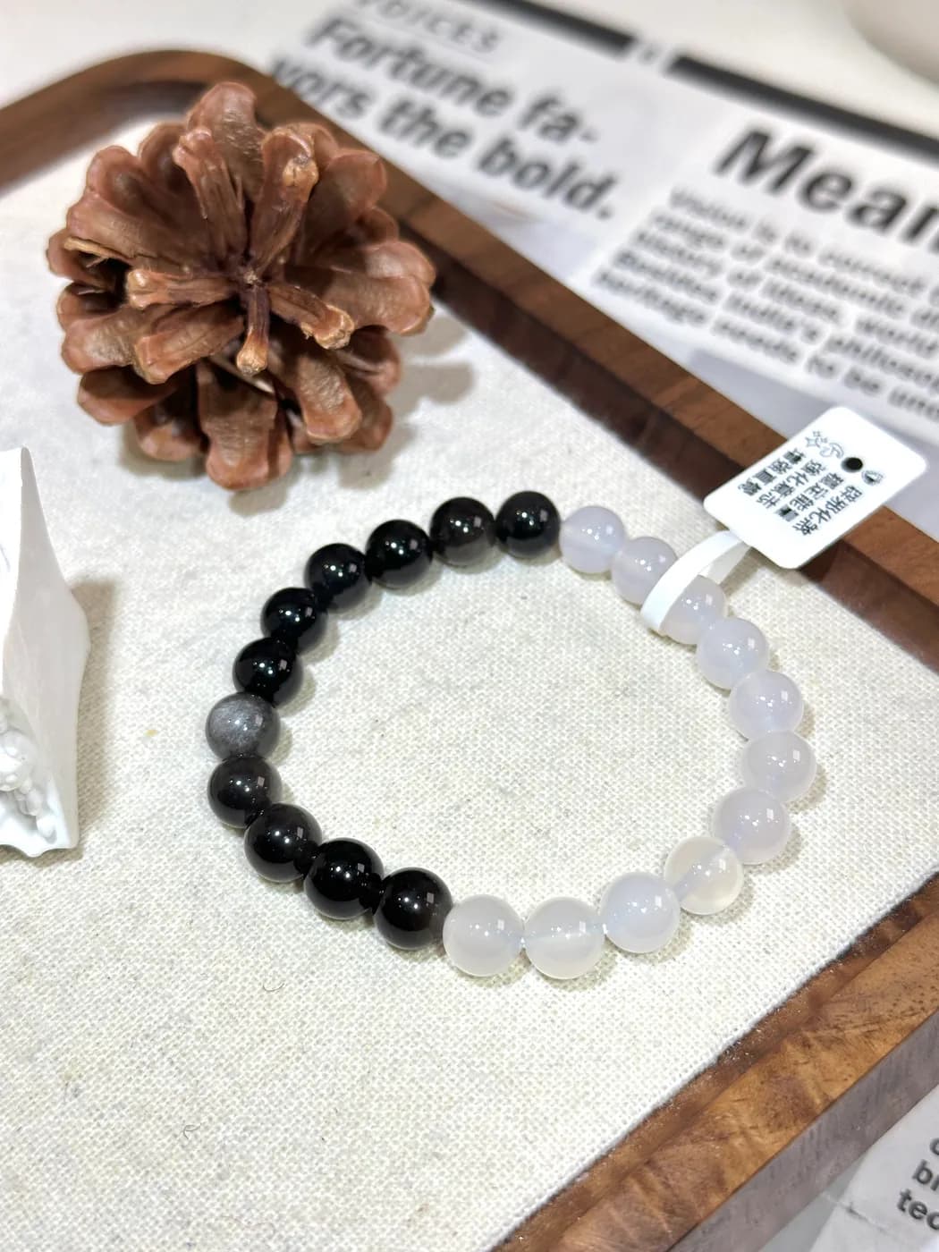 銀曜瑪瑙設計款8mm