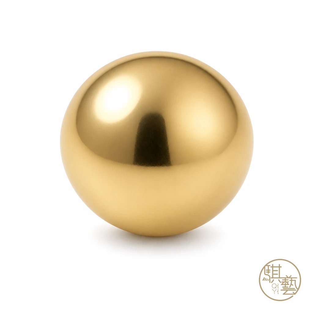 素面金珠．單件