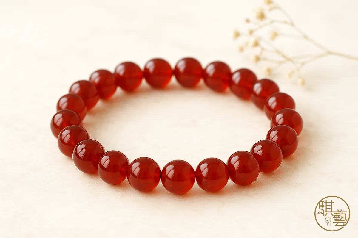 Red Agate Bracelet 8mm