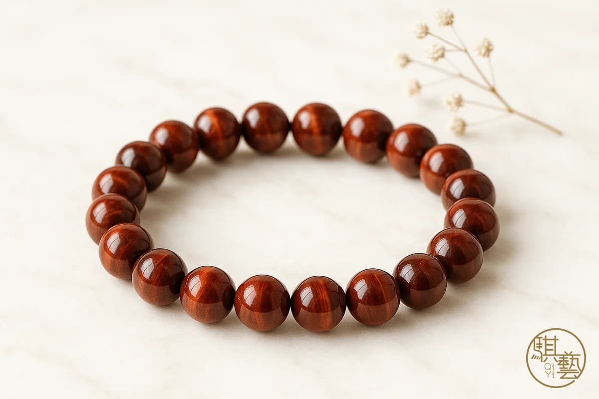 Red Tiger's Eye Bracelet 8mm