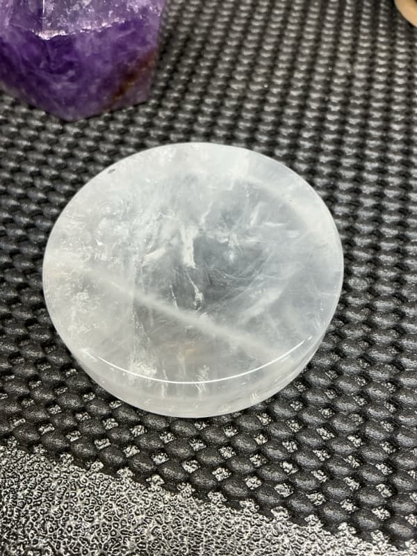 透體白水晶龍龜座 天然水晶手串